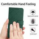 For Honor X8b Rhombic Grid Texture Leather Phone Case(Green) - 3