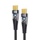TOTU BPD-011 Ming Series PD 60W Type-C to Type-C Fast Charging Data Cable, Length:1.5m(Black) - 1