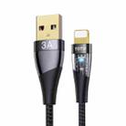 TOTU BT-018 Ming Series 3A USB to 8 Pin Fast Charging Data Cable, Length:1.5m(Black) - 1