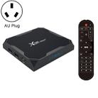 X96 max+ 4K Smart TV Box with Remote Control, Android 9.0, Amlogic S905X3 Quad-Core Cortex-A55,2GB+16GB, Support LAN, AV, 2.4G/5G WiFi, USBx2,TF Card, AU Plug - 1