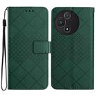 For TCL 60 5G Rhombic Grid Texture Leather Phone Case(Green) - 1