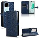 For vivo S18 5G / V30 5G Honeycomb Dot Texture Leather Phone Case(Blue) - 1