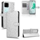 For vivo S18 5G / V30 5G Honeycomb Dot Texture Leather Phone Case(Silver) - 1