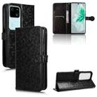 For vivo S18 Pro 5G / V30 Pro 5G Honeycomb Dot Texture Leather Phone Case(Black) - 1