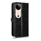 For vivo S19 Honeycomb Dot Texture Leather Phone Case(Black) - 3