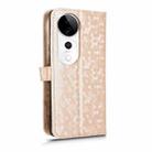 For vivo S19 Pro Honeycomb Dot Texture Leather Phone Case(Gold) - 3