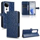 For vivo S19 Pro Honeycomb Dot Texture Leather Phone Case(Blue) - 1