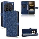 For vivo X100 Ultra Honeycomb Dot Texture Leather Phone Case(Blue) - 1