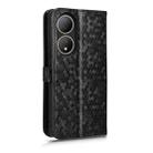 For vivo Y100 5G Honeycomb Dot Texture Leather Phone Case(Black) - 3