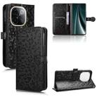 For vivo T3 Pro 5G India / iQOO Z9s Pro 5G Honeycomb Dot Texture Leather Phone Case(Black) - 1