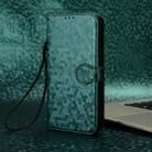 For vivo T3 Pro 5G India / iQOO Z9s Pro 5G Honeycomb Dot Texture Leather Phone Case(Green) - 2