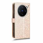 For vivo X200 5G Honeycomb Dot Texture Leather Phone Case(Gold) - 3