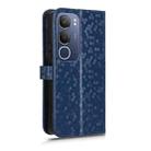 For vivo Y19s 4G Global Honeycomb Dot Texture Leather Phone Case(Blue) - 3