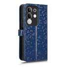 For vivo Y29 4G Global / T4x Honeycomb Dot Texture Leather Phone Case(Blue) - 3
