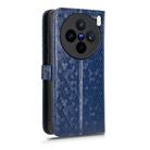 For vivo X200s 5G Honeycomb Dot Texture Leather Phone Case(Blue) - 3