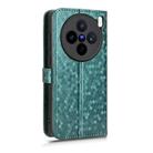 For vivo X200s 5G Honeycomb Dot Texture Leather Phone Case(Green) - 3