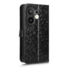 For vivo X200 FE / S30 Pro mini Honeycomb Dot Texture Leather Phone Case(Black) - 3