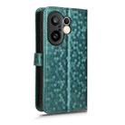 For vivo X200 FE / S30 Pro mini Honeycomb Dot Texture Leather Phone Case(Green) - 3