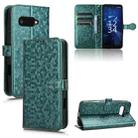 For Kyocera Digno SX4 / BX3 Honeycomb Dot Texture Leather Phone Case(Green) - 1