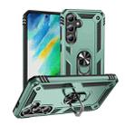 For Samsung Galaxy S24 FE 5G Shockproof TPU + PC Phone Case(Dark Green) - 1