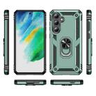 For Samsung Galaxy S24 FE 5G Shockproof TPU + PC Phone Case(Dark Green) - 2