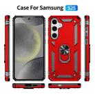 For Samsung Galaxy S25 5G Shockproof TPU + PC Phone Case(Red) - 2