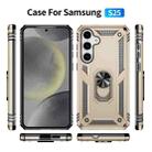 For Samsung Galaxy S25 5G Shockproof TPU + PC Phone Case(Gold) - 2