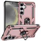 For Samsung Galaxy S25 5G Shockproof TPU + PC Phone Case(Rose Gold) - 1