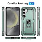 For Samsung Galaxy S25 5G Shockproof TPU + PC Phone Case(Dark Green) - 2