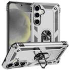 For Samsung Galaxy S25 5G Shockproof TPU + PC Phone Case(Silver) - 1