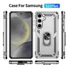 For Samsung Galaxy S25+ 5G Shockproof TPU + PC Phone Case(Silver) - 2