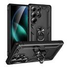 For Samsung Galaxy S25 Ultra 5G Shockproof TPU + PC Phone Case(Black) - 1