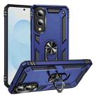 For Samsung Galaxy S25 Edge 5G Shockproof TPU + PC Phone Case(Blue) - 1