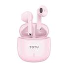 TOTU BE-12-TWS Bluetooth 5.3 Wireless Bluetooth Earphone(Pink) - 1
