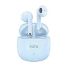 TOTU BE-12-TWS Bluetooth 5.3 Wireless Bluetooth Earphone(Blue) - 1