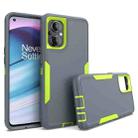 For OnePlus Nord N20 5G 2 in 1 Magnetic PC + TPU Phone Case(Gray+Fluorescent Green) - 1
