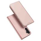 For Samsung Galaxy S24 5G DUX DUCIS Skin Pro Series Flip Leather Phone Case(Pink) - 1