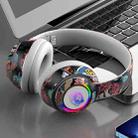 L750 3 in 1 RGB Graffiti Pattern Wireless Gaming Noise Reduction Headset(White) - 2