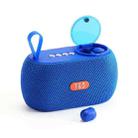 T&G TG810 2 in 1 Portable Outdoor Speaker + Mini Wireless Bluetooth Earphone(Blue) - 1