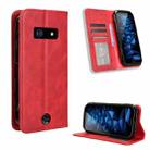 For Kyocera DuraForce EX KC-S703 / KY-51D Magnetic Buckle Retro Texture Leather Phone Case(Red) - 1