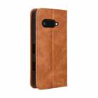 For Kyocera Digno SX4 Magnetic Buckle Retro Texture Leather Phone Case(Brown) - 3