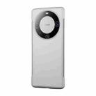 For Huawei Mate 60 Pro Frameless Metallic Paint Skin Feel Phone Case(Silver) - 1