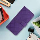 For Realme 13 Pro 5G / 13 Pro+ 5G Rhombic Grid Texture Leather Phone Case(Purple) - 2