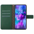 For OPPO Reno12 Pro 5G Global Rhombic Grid Texture Leather Phone Case(Green) - 3