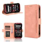 For  Kyocera Torque G06 KYG03 Skin Feel Calf Texture Card Slots Leather Phone Case(Pink) - 1