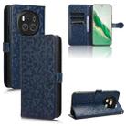 For Honor Magic6 Honeycomb Dot Texture Leather Phone Case(Blue) - 1
