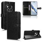 For Honor Magic6 Pro Honeycomb Dot Texture Leather Phone Case(Black) - 1