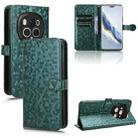 For Honor Magic6 Pro Honeycomb Dot Texture Leather Phone Case(Green) - 1