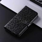 For Honor 200 5G Honeycomb Dot Texture Leather Phone Case(Black) - 2