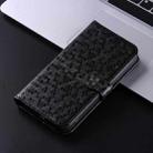 For Honor X60i 5G Honeycomb Dot Texture Leather Phone Case(Black) - 2